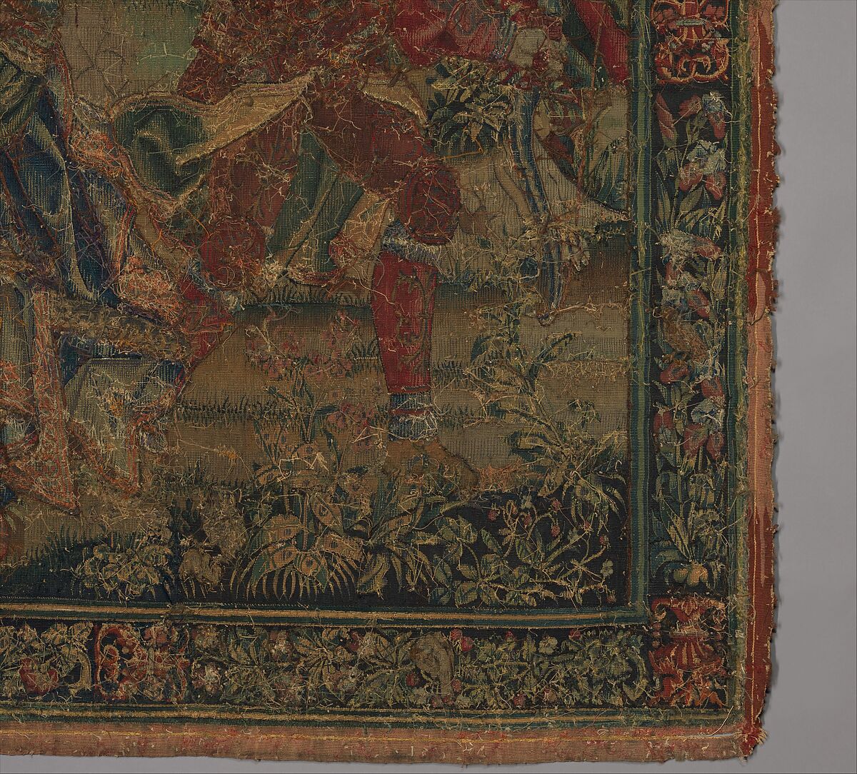 The Resurrection, Wool warp;  wool, silk, silver, and gilt wefts, South Netherlandish