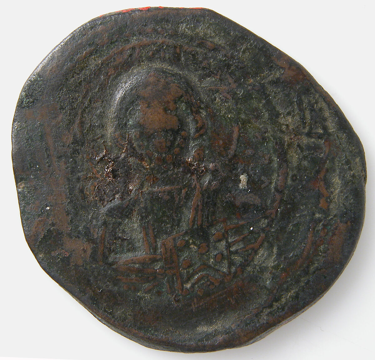 Coin, Copper alloy (bronze), Byzantine 