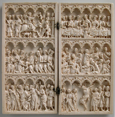 Change to Diptych with Scenes from the Passion of Jesus