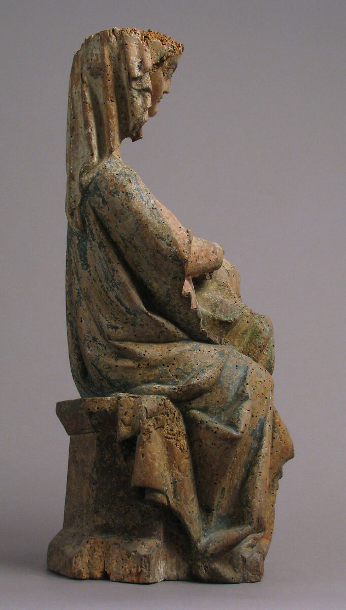 Virgin and Child, Wood, polychromy, East French or German