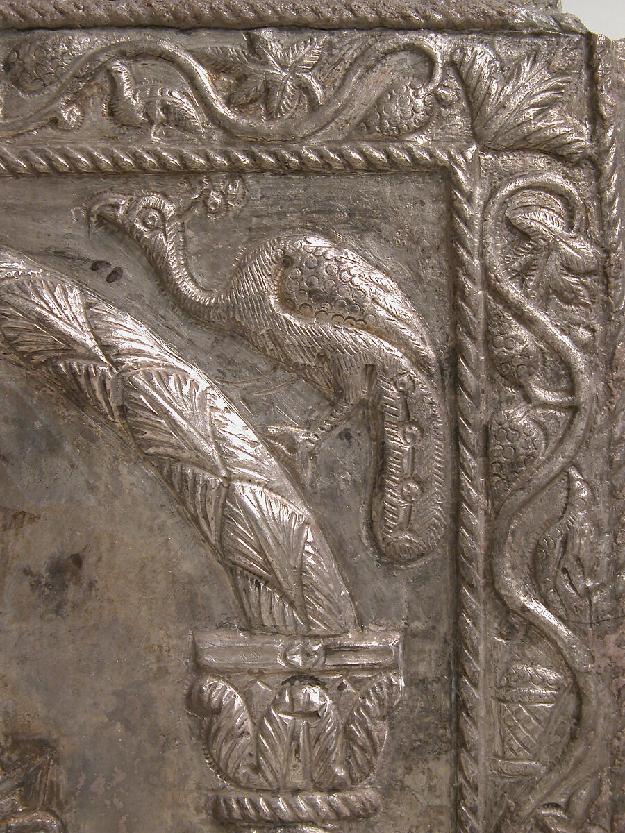 Plaque with Saint Paul, Silver, originally partially gilt, Byzantine