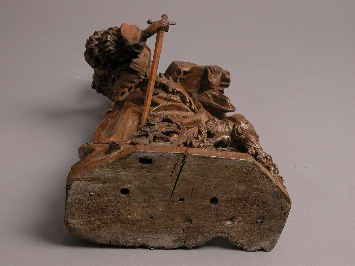 Saint Catherine of Alexandria, Walnut, German