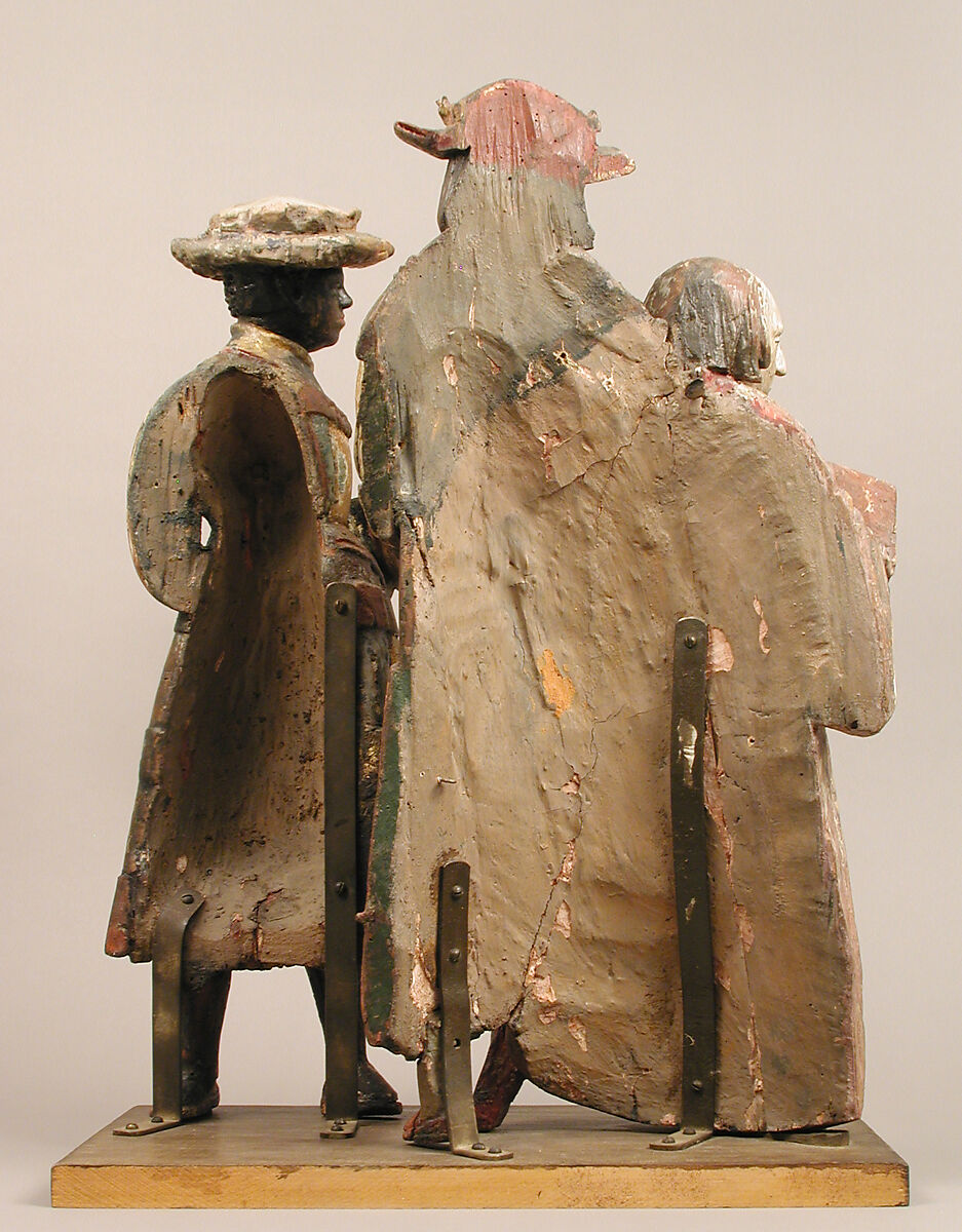 The Three Magi, from an Adoration Group, Workshop of Hans Thoman (German, active Memmingen, ca. 1514–25), Wood, gesso, paint, gilding, South German