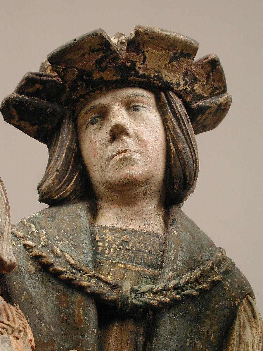 The Three Magi, from an Adoration Group, Workshop of Hans Thoman (German, active Memmingen, ca. 1514–25), Wood, gesso, paint, gilding, South German