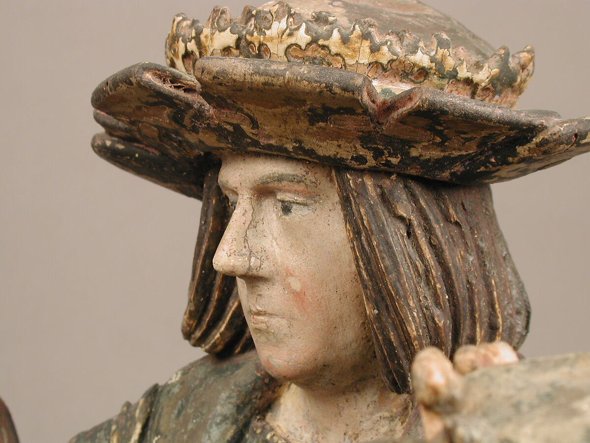 The Three Magi, from an Adoration Group, Workshop of Hans Thoman (German, active Memmingen, ca. 1514–25), Wood, gesso, paint, gilding, South German