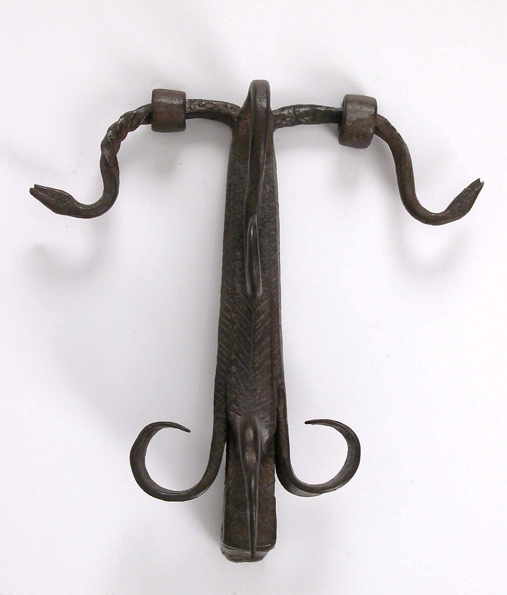 Door Knocker, wrought iron, European 