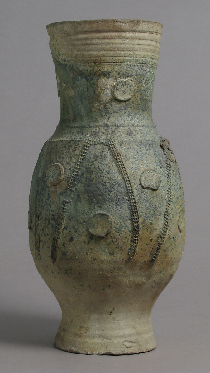 Jug, Partially glazed earthenware, French