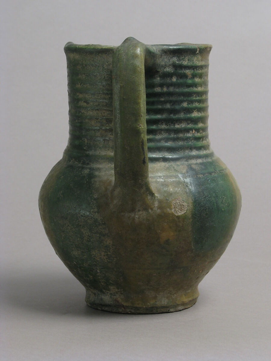 Jug, Earthenware, glaze, French
