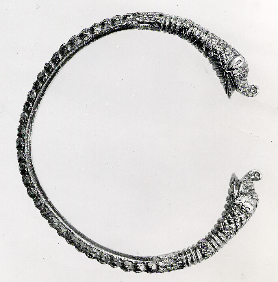 Bracelet, Silver-gilt, Indian (?)