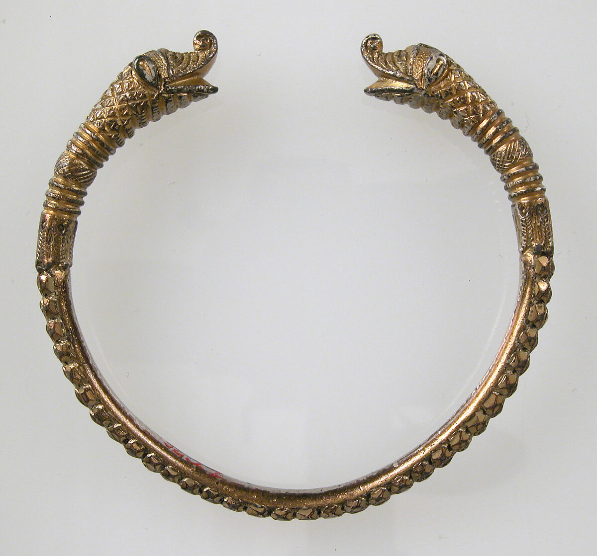Bracelet, Silver-gilt, Indian (?)