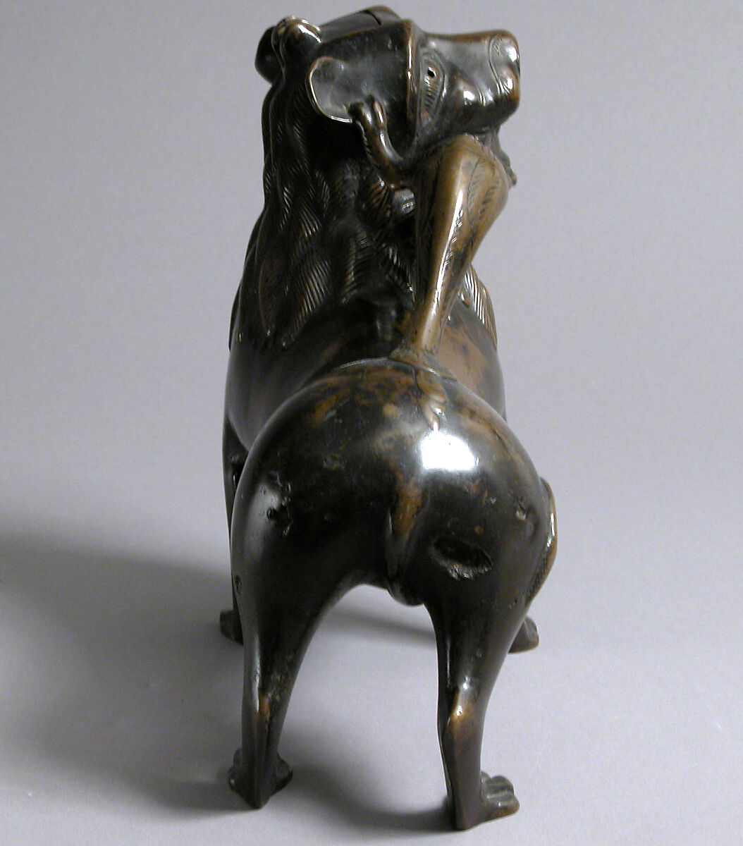 Aquamanile in the Form of a Lion, Copper alloy, North German