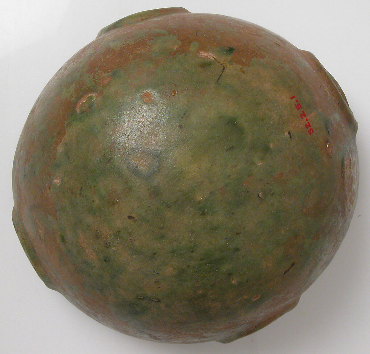 Bowl with Saints Peter and Paul, Earthenware, glazed, Roman or Byzantine