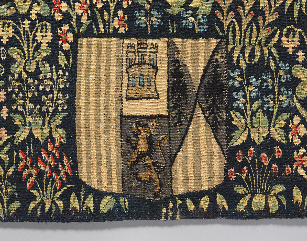 Arma Christi, Wool warp;  wool, silk, silver, and gilt wefts, South Netherlandish