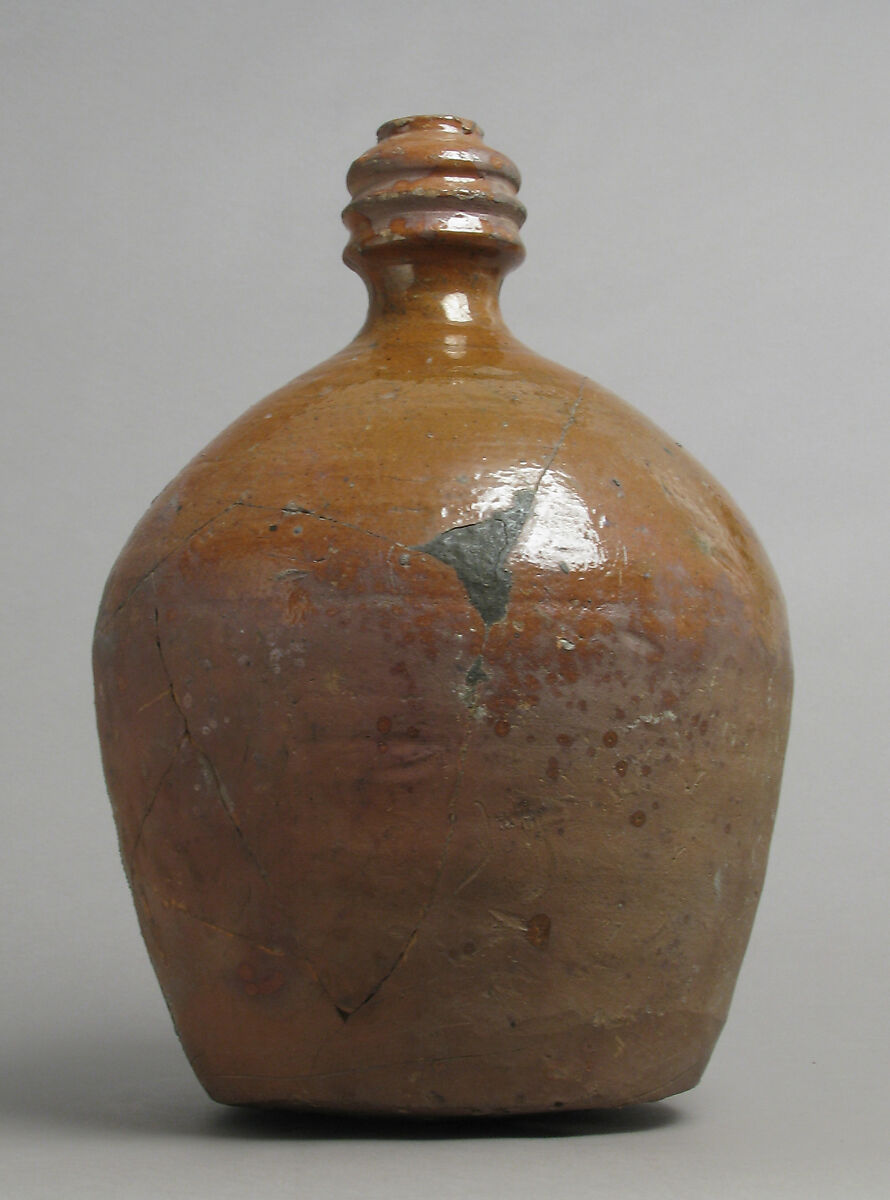Pot, Watering, Earthenware, glaze, British
