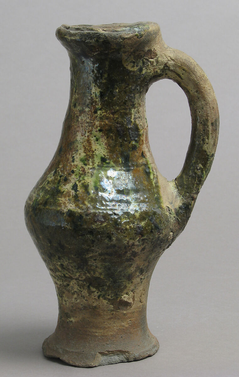 Jug, Earthenware, glazed, British 