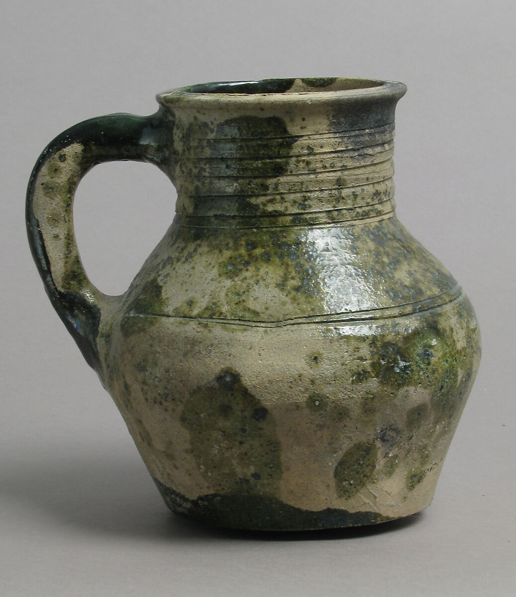 Jug, Earthenware, glazed, British