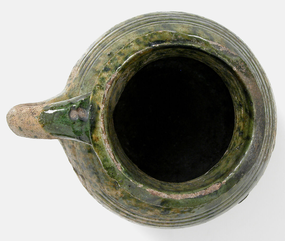 Jug, Glazed earthenware, British