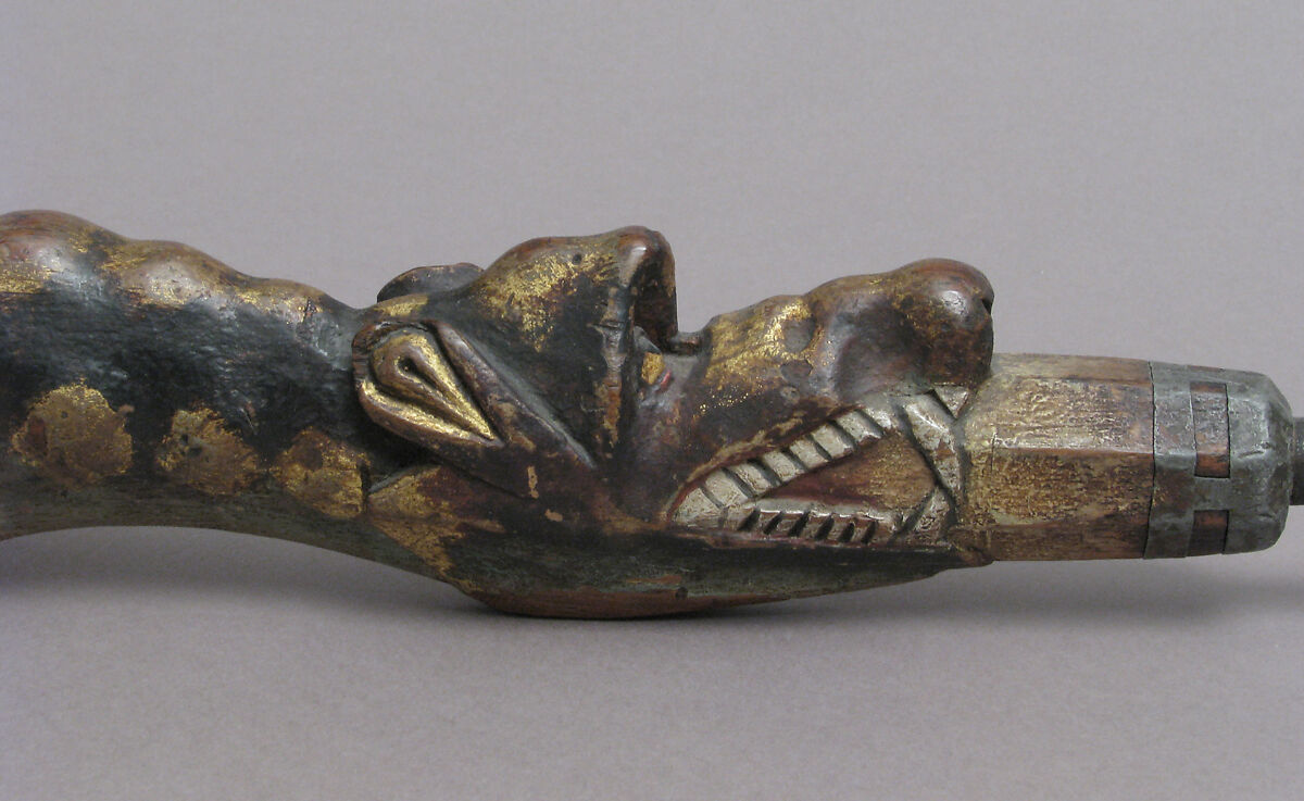 Bellows with the Flight into Egypt, Oak, leather, polychromy, gilding, Netherlandish