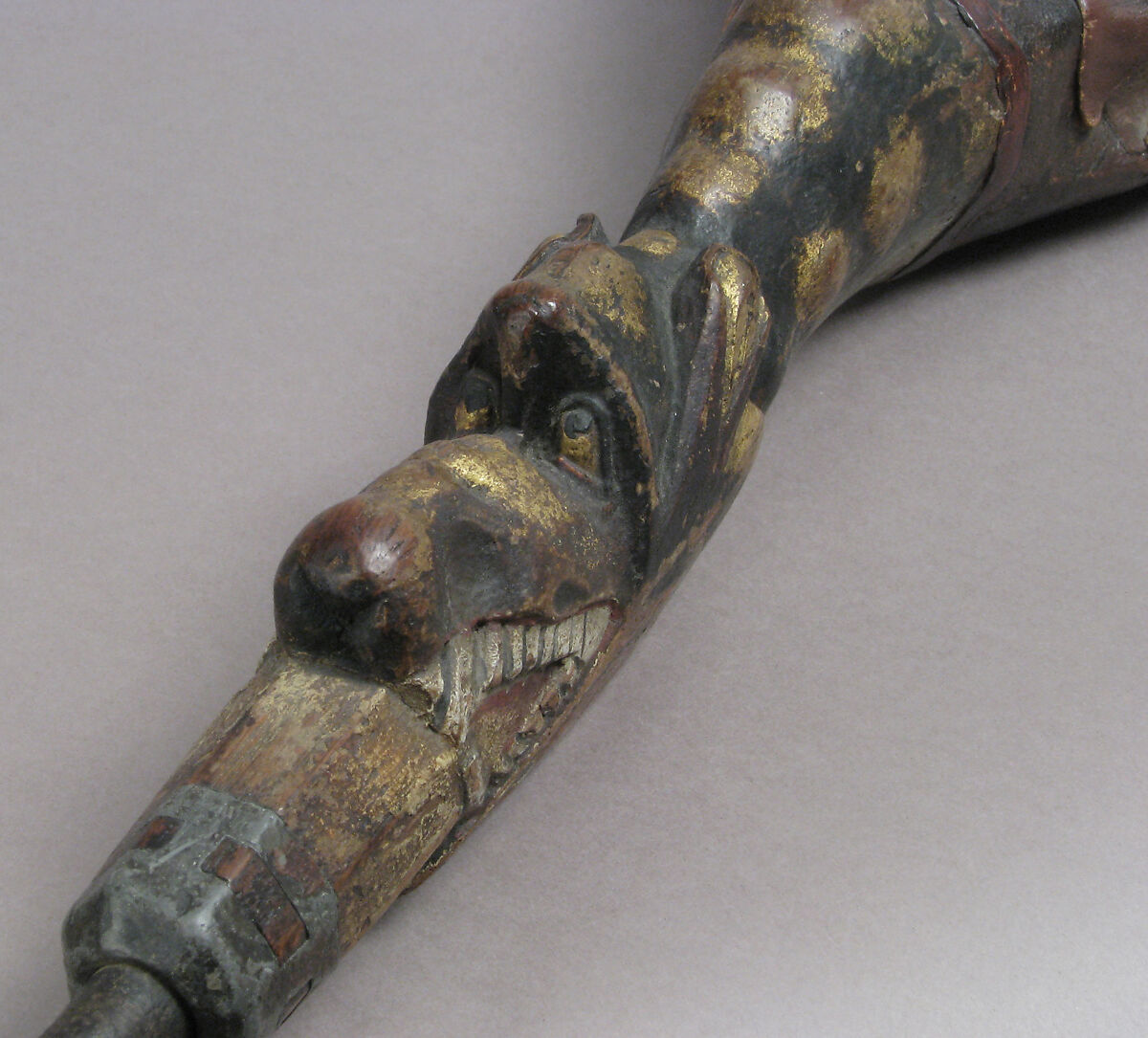 Bellows with the Flight into Egypt, Oak, leather, polychromy, gilding, Netherlandish