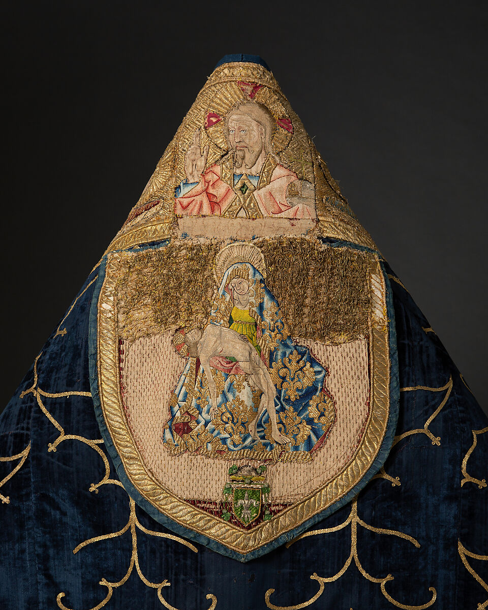 Cope, Silk, metal thread, Spanish