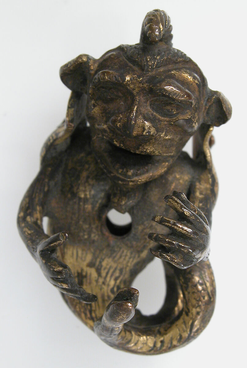 Grotesque, copper alloy, gilt, French
