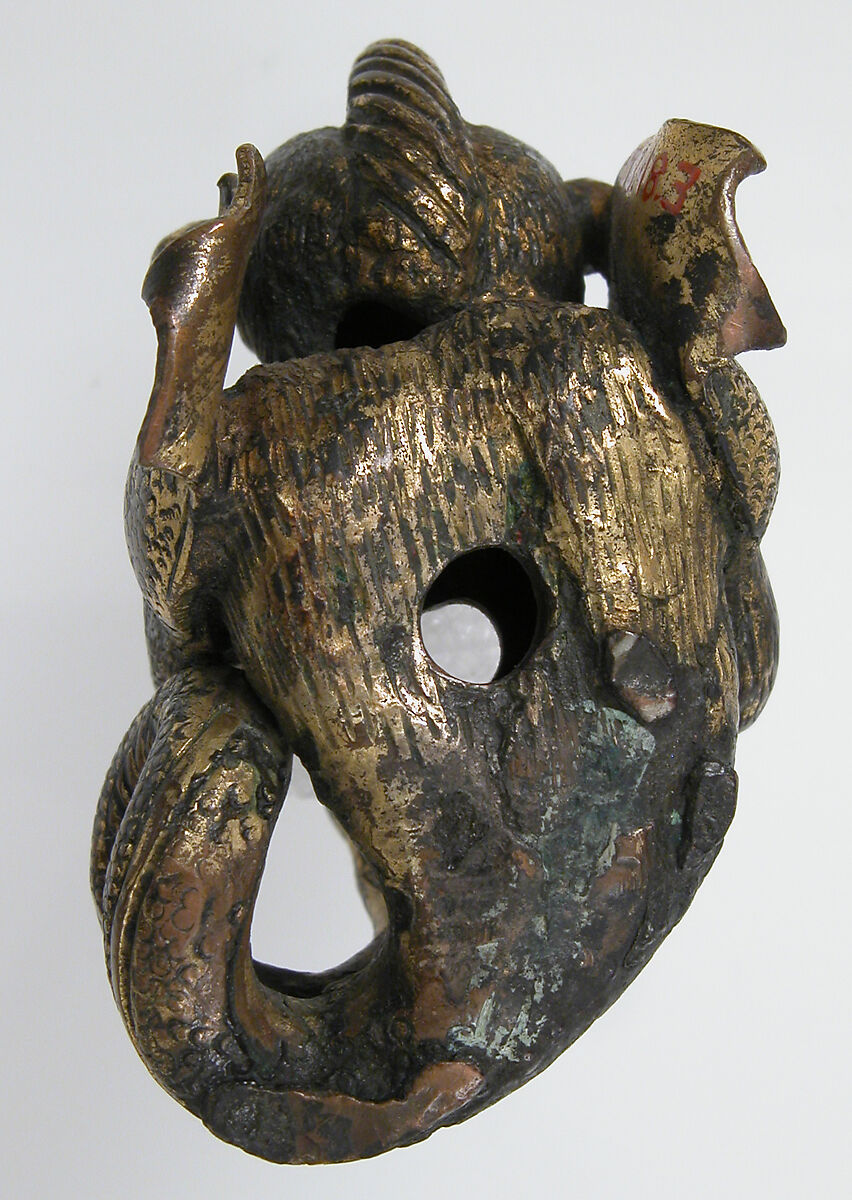 Grotesque, copper alloy, gilt, French