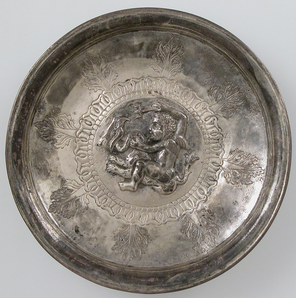 Dish, Silver, Byzantine 