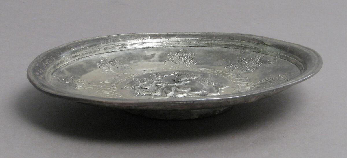 Dish, Silver, Byzantine