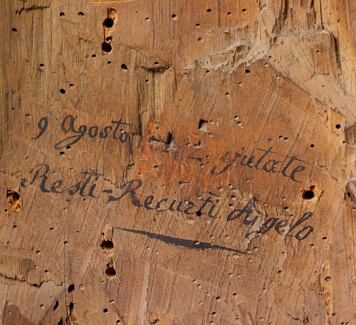 Standing Virgin and Child, Wood, painted and gilded, Central Italian