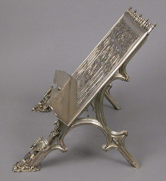 Lectern, Workshop of Louis Marcy (Luigi Parmeggiani) (Italian, 1860–1945) (?), Silver, French