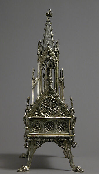 Reliquary Shrine of Saint Barbara, Workshop of Louis Marcy (Luigi Parmeggiani) (Italian, 1860–1945) (?), Silver, Silver-gilt, European