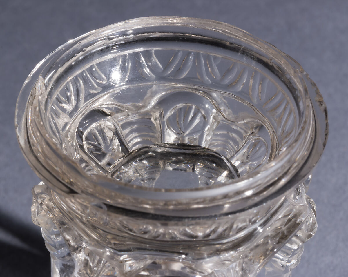 Rock Crystal Dish in the Form of a Temple, Rock crystal, North African (Carthage)