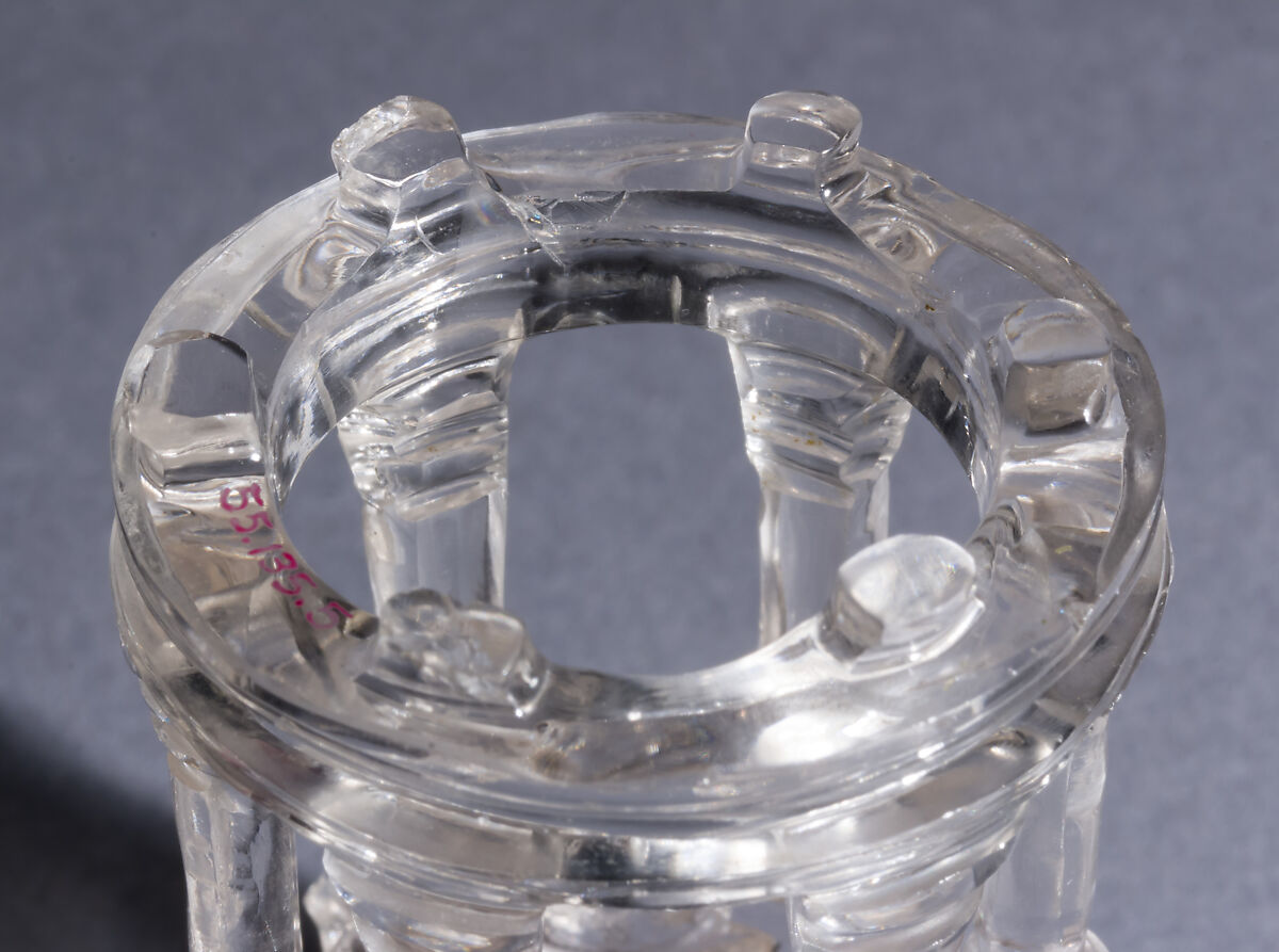 Rock Crystal Dish in the Form of a Temple, Rock crystal, North African (Carthage)