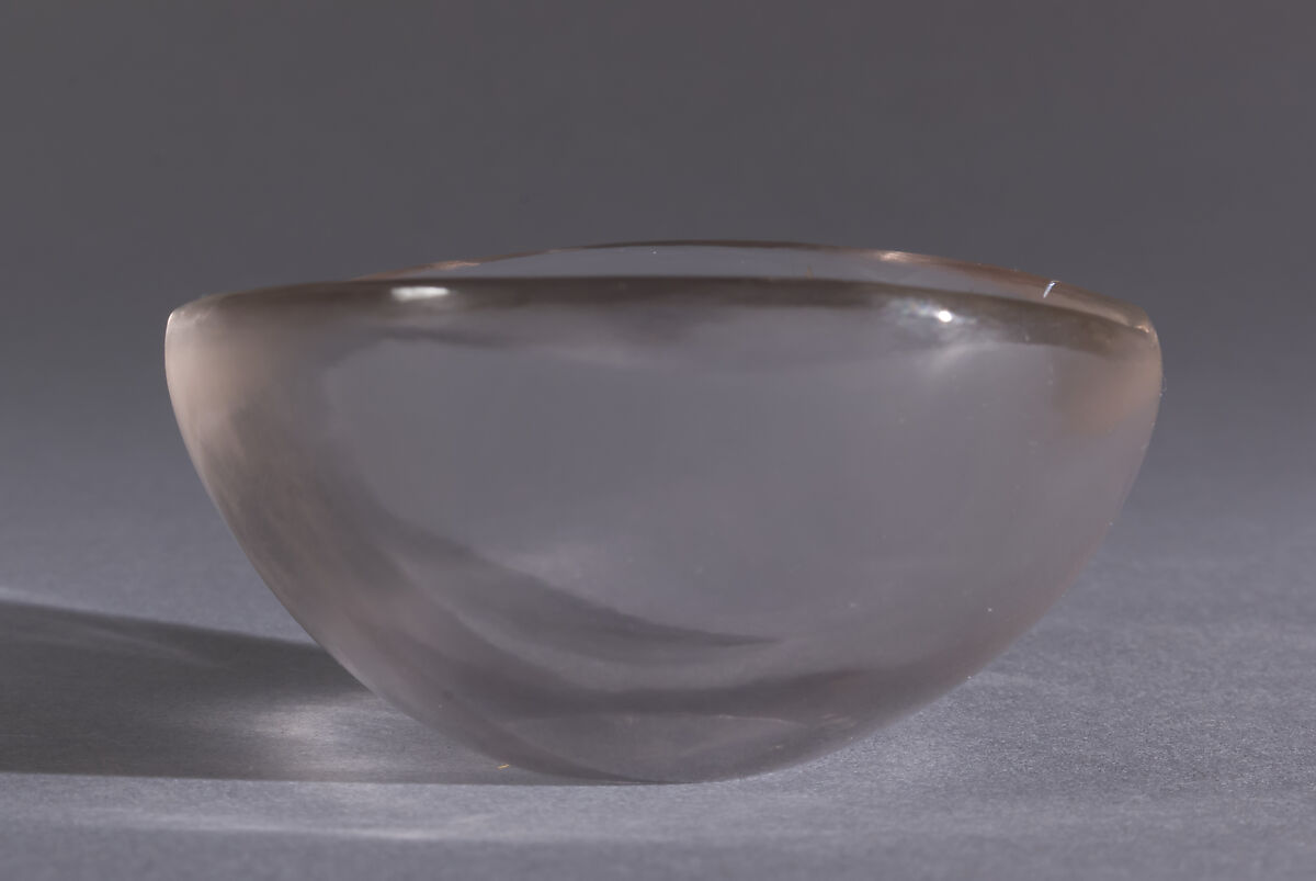 Rock Crystal Bowl, Rock crystal, North African (Carthage)
