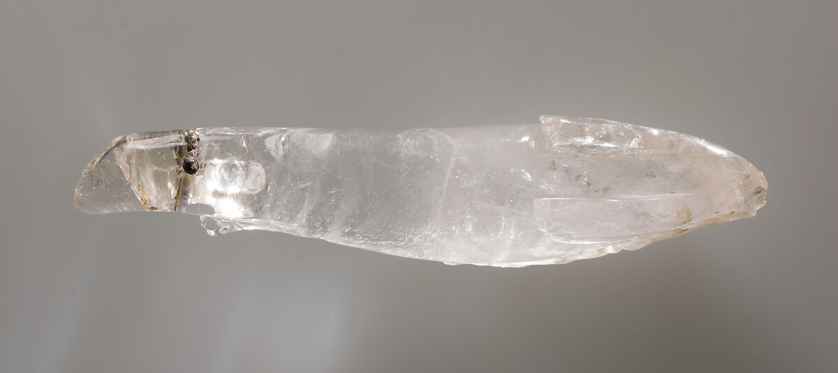 Rock Crystal Statuette of a Dolphin, Rock crystal, North African (Carthage)
