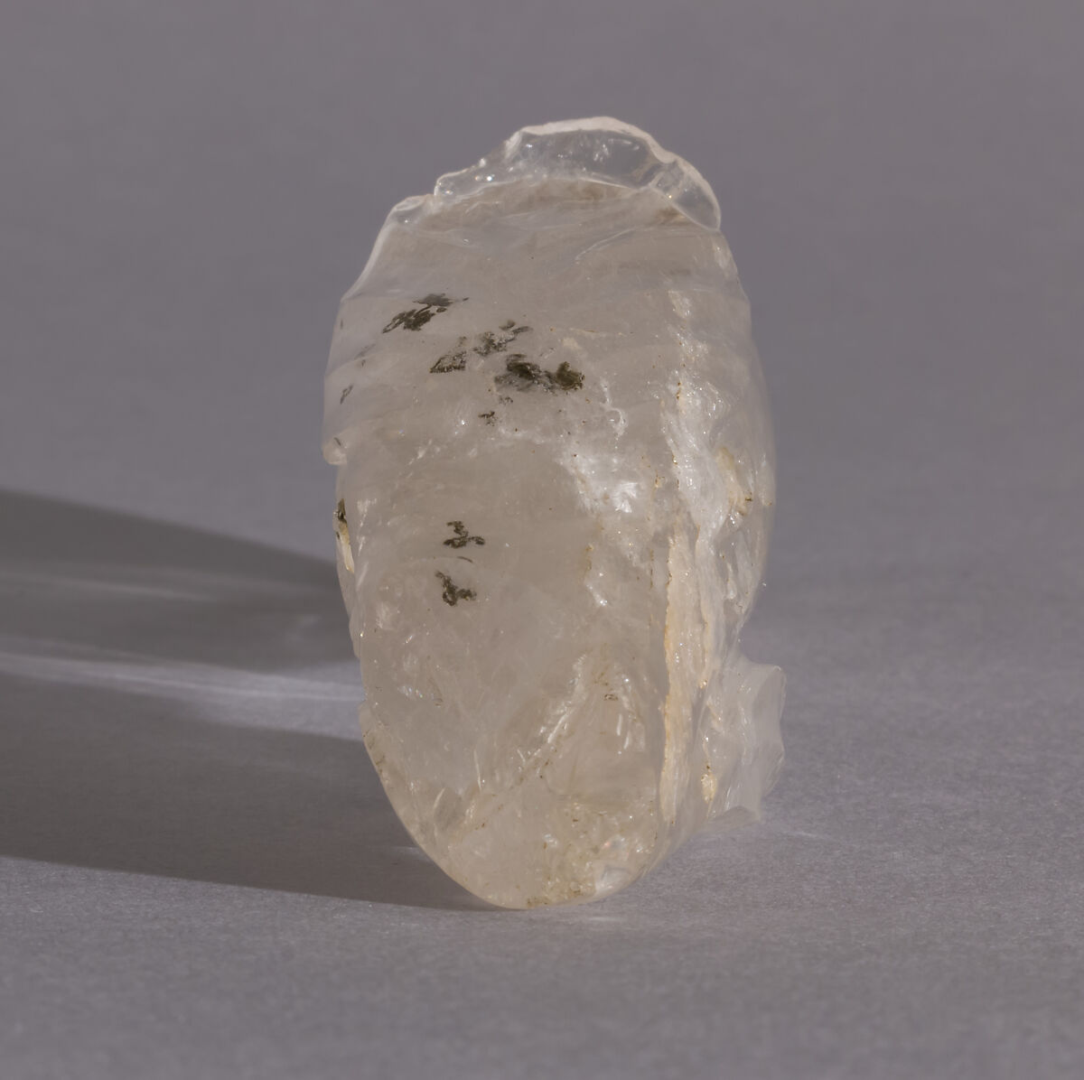 Rock Crystal Statuette of a Dolphin, Rock crystal, North African (Carthage)
