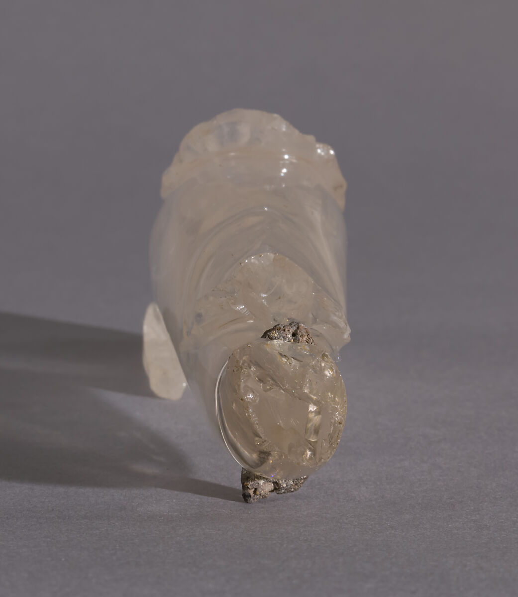 Rock Crystal Statuette of a Dolphin, Rock crystal, North African (Carthage)
