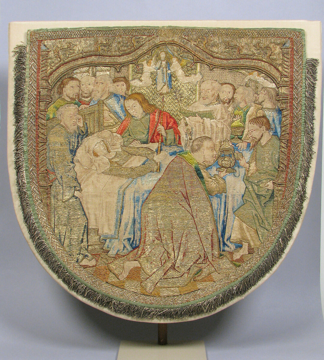 Cope and Hood, Silk and metal thread, South Netherlandish 