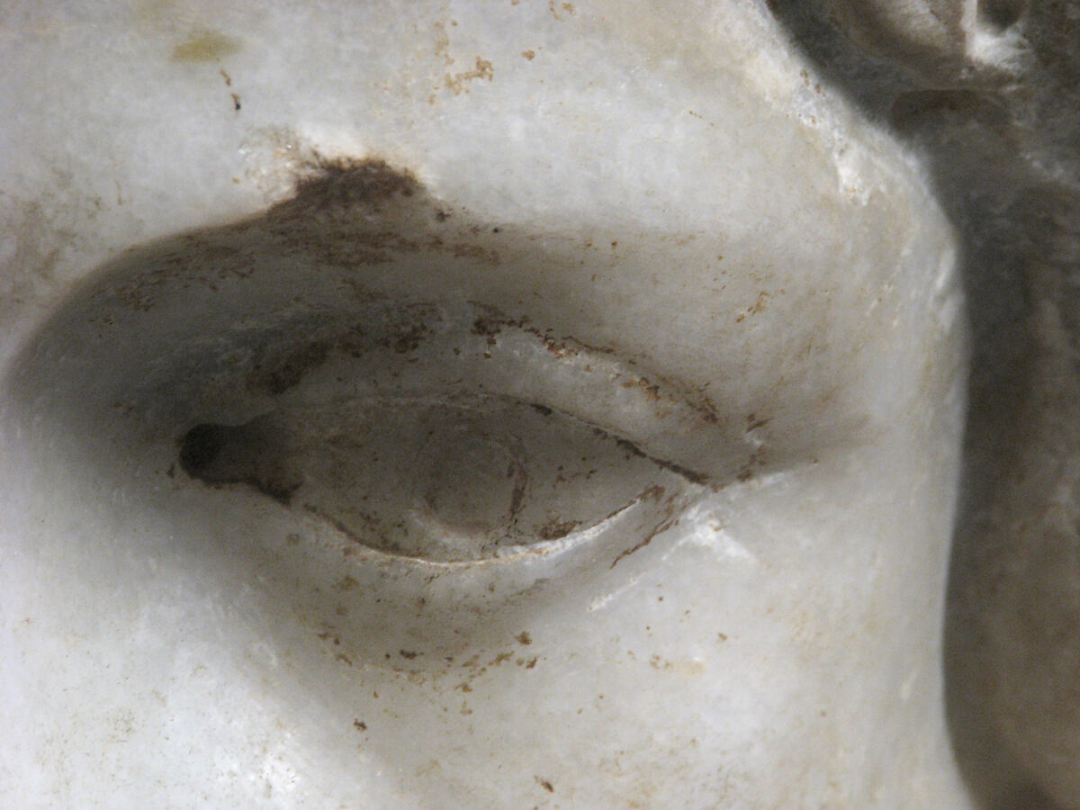 Head of Christ or Zeus, Marble, Roman