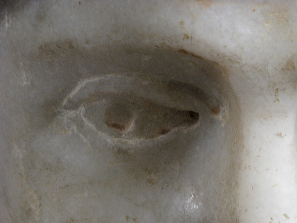 Head of Christ or Zeus, Marble, Roman