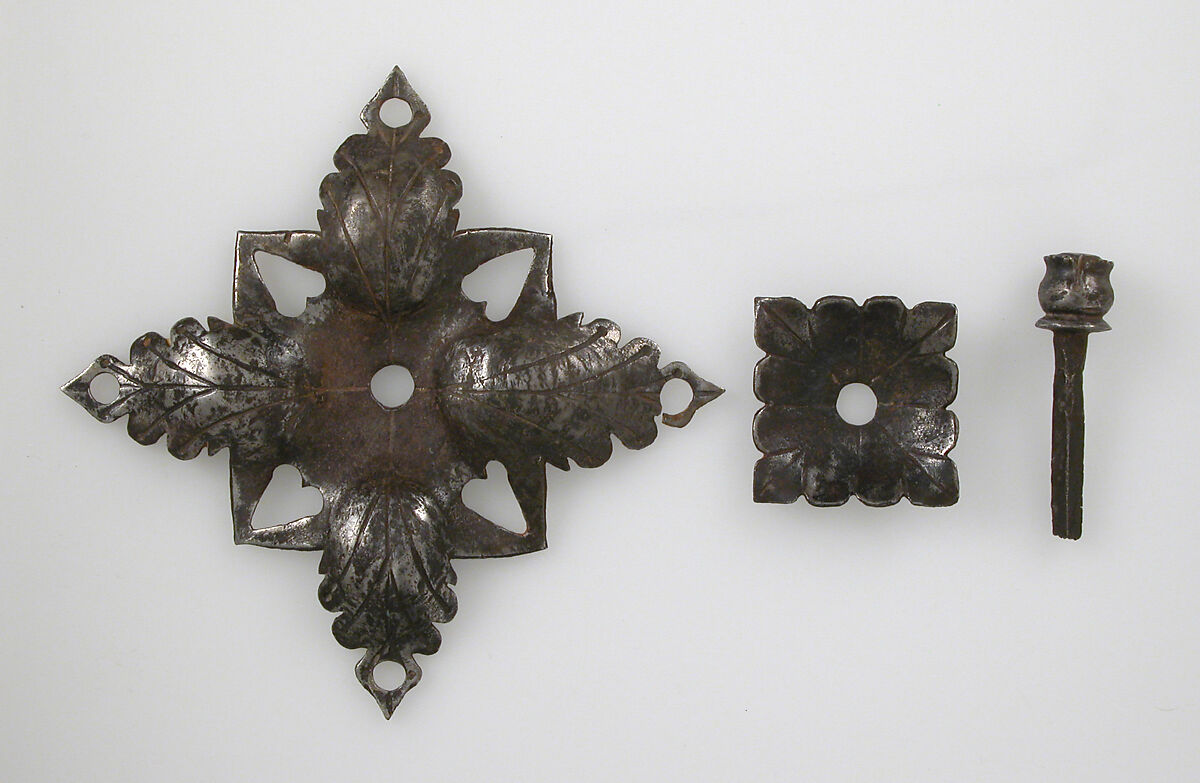 Door Plate, Iron, European