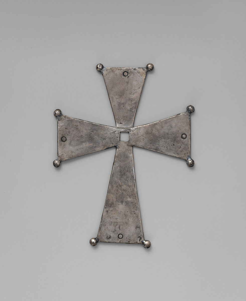 Silver Cross, Silver, niello, Byzantine 
