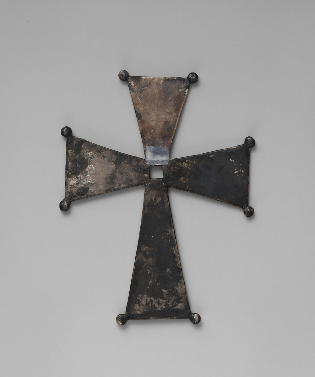 Silver Cross, Silver, niello, Byzantine