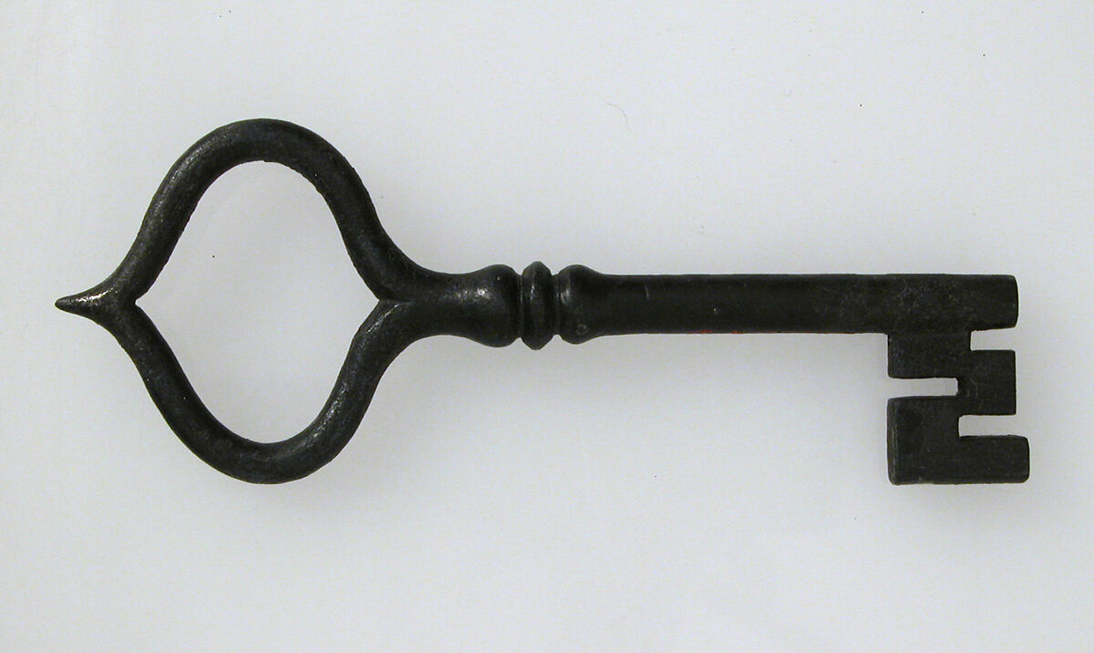 Coffret, Iron, wood core, textile interior, European