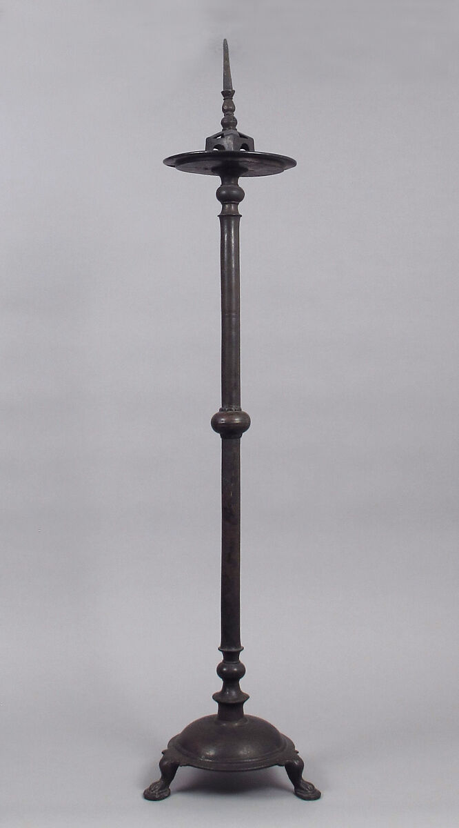 Lampstand, Copper alloy, Byzantine 