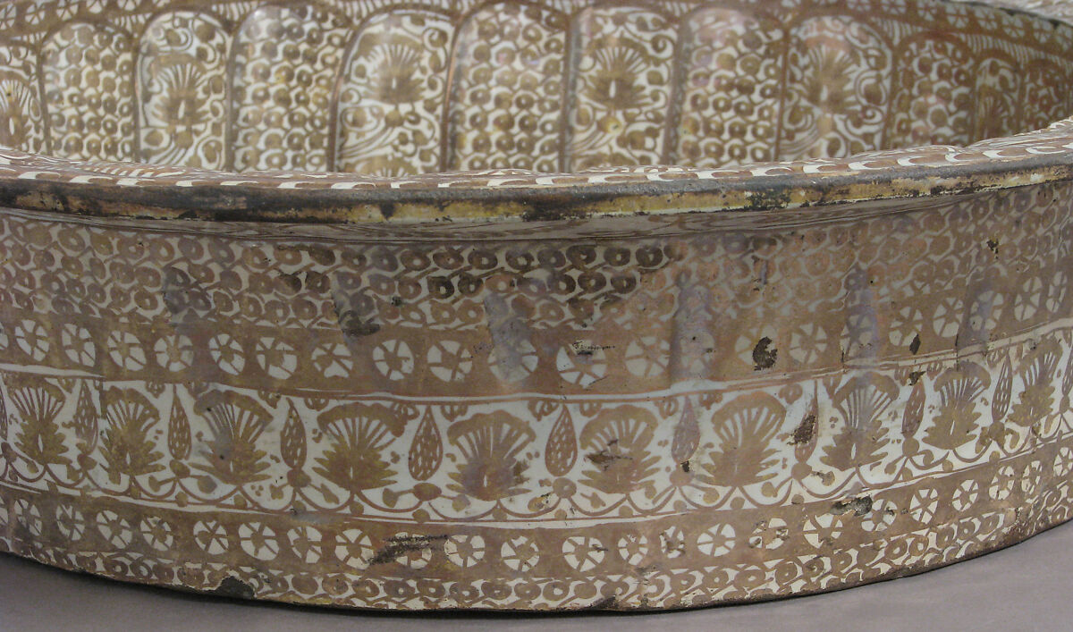 Plate, Tin-glazed earthenware, Spanish