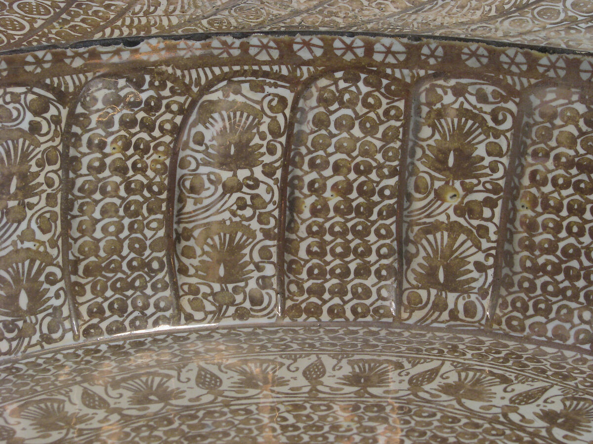 Plate, Tin-glazed earthenware, Spanish