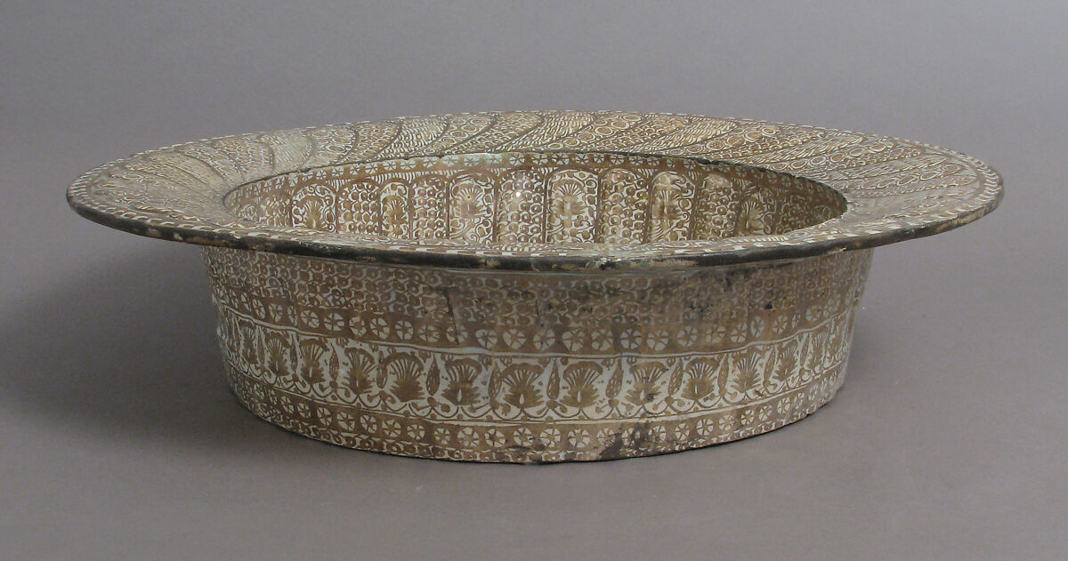 Plate, Tin-glazed earthenware, Spanish