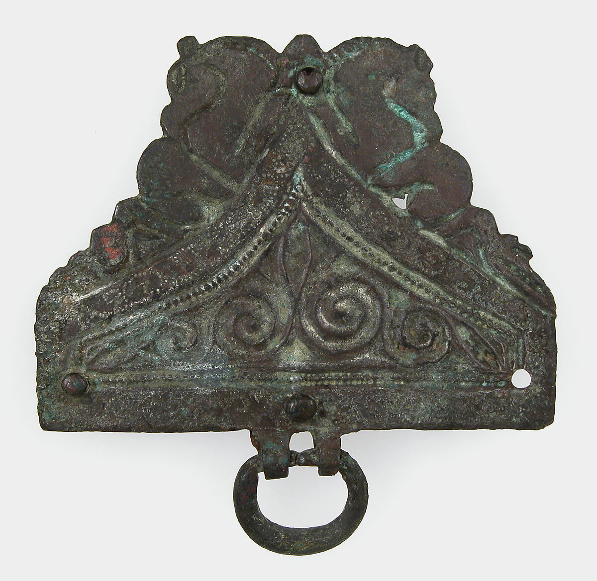 Belt Mount, Copper alloy, Late Roman