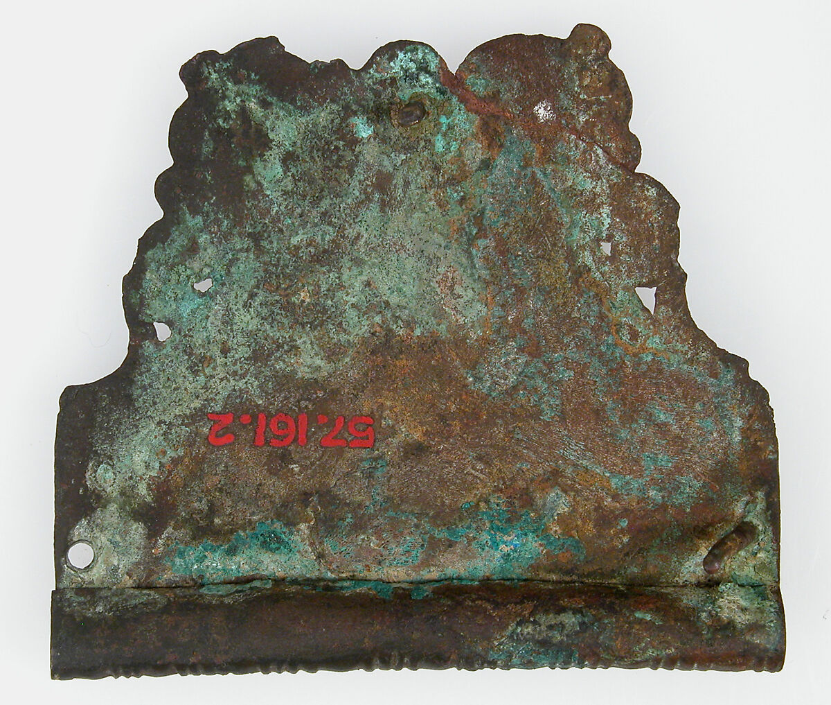 Belt Mount, Copper alloy, Late Roman